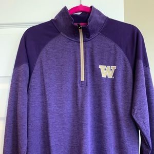 Washington Huskies 1/4 zip pullover shirt